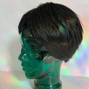Black Short Haired Wig